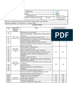 10CV65 - Hydraulic Structures and Irrigation Design - Drawing Course Outline