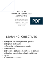 Cellular Growth, Injury and Adaptation: DR Kasonda Pediatrician 17/5/2017