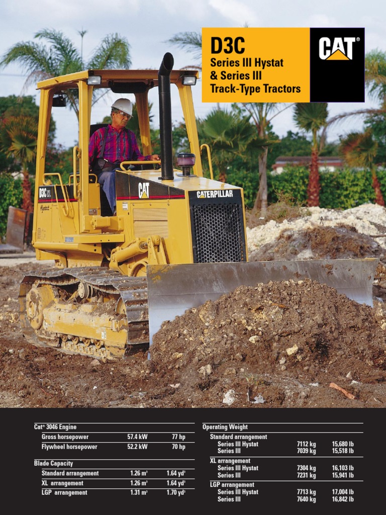 Caterpillar D3 LGP PDF | PDF | Horsepower | Transmission