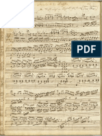 Haydn Sonata manuscript 