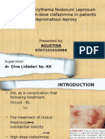 Treatment of Erythema Nodosum Leprosum (ENL) With High-Dose Clofazimine in Patients With Lepromatous Leprosy