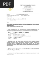 Contoh Surat Jemputan program