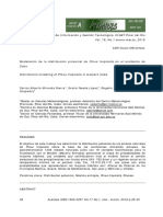Modelación de La Distribución Potencial de Pinus Tropicalis en El Occidente de Cuba Carlos Alberto Miranda Sierra, Gretel Geada López, Rogelio Sotolongo Sospedra