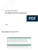 Football Club Development: Green Island Youth Foundation