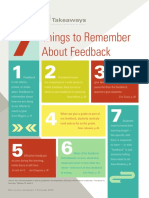 Feedback Takeaways