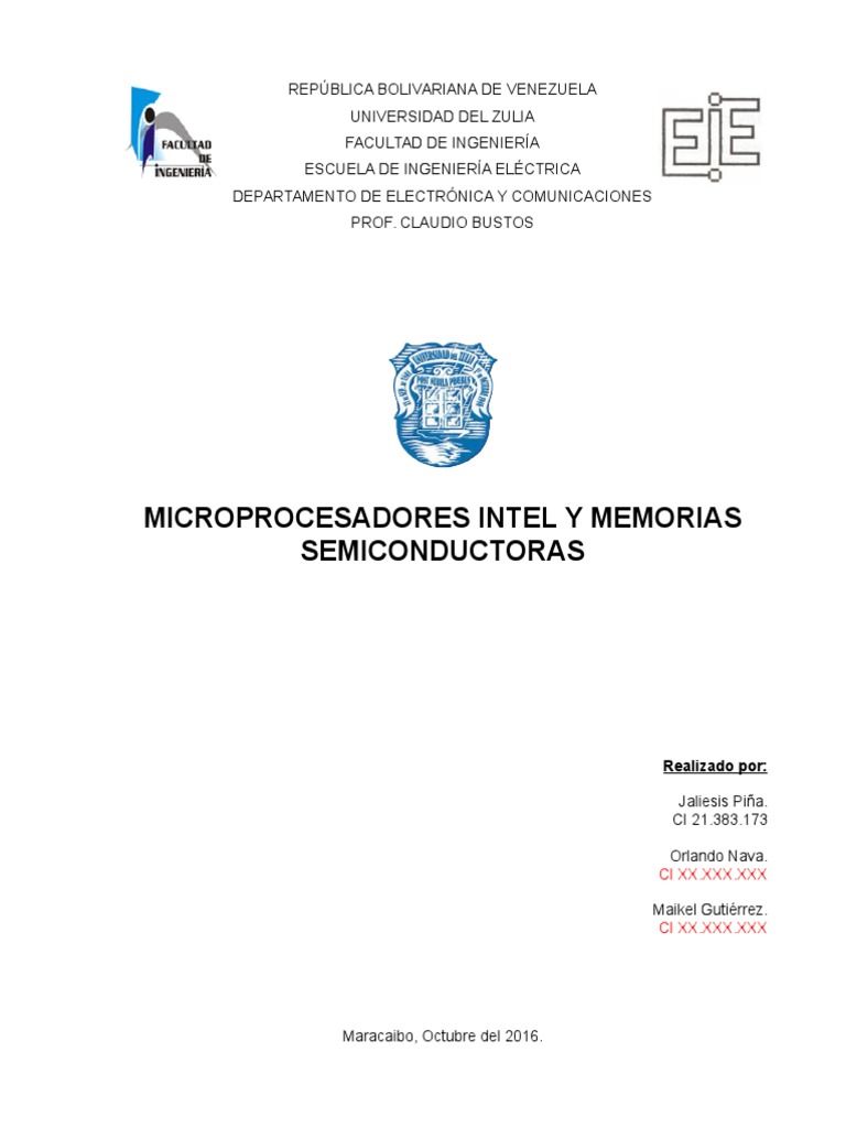 Trabajo Final Microprocesadores Pdf Memoria De Sólo Lectura