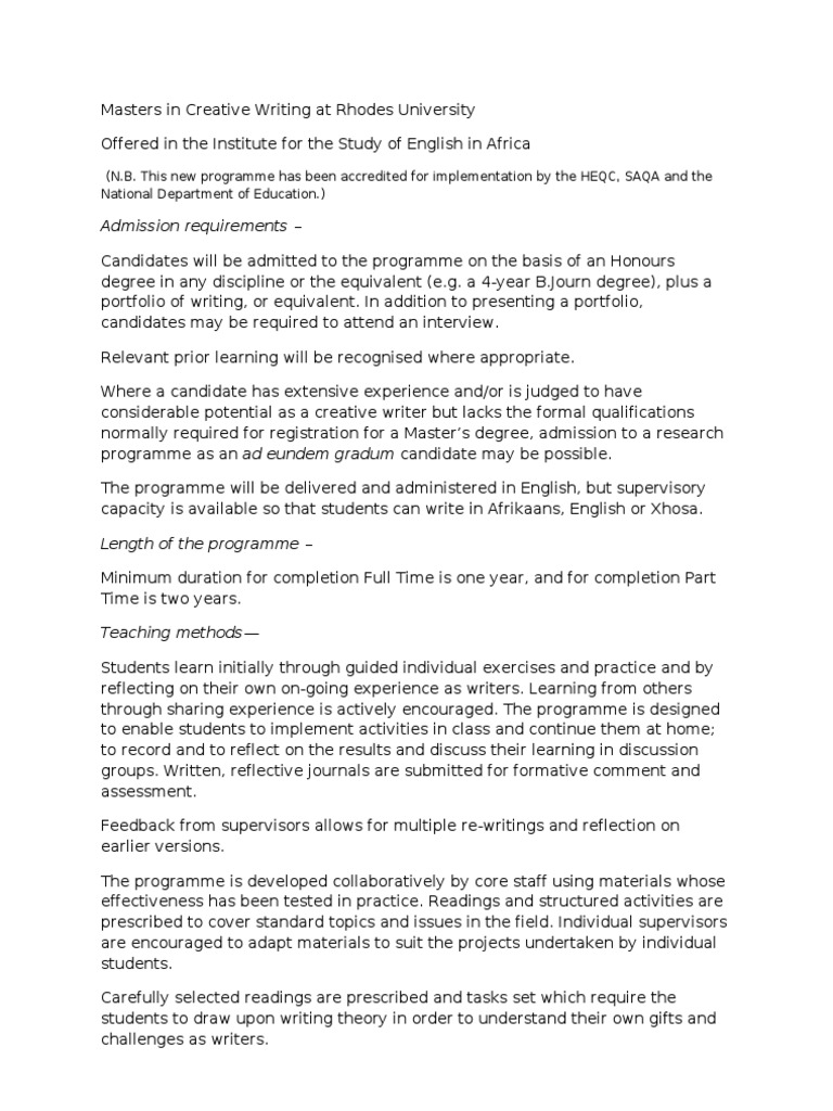 Rhodes essay prompt image