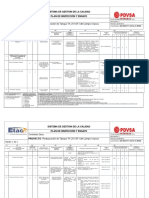 SISTEMA DE GESTION DE LA CALIDAD: PLAN DE INSPECCIÓN Y ENSAYO PARA RESTAURACIÓN DE TANQUE