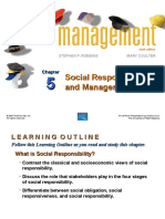 Social Responsibility and Managerial Ethics