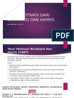 Teori Motivasi Dari Beckhard Dan Harris Kelompok 2 N 1 A