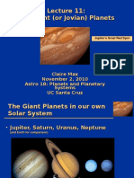 The Giant (Or Jovian) Planets