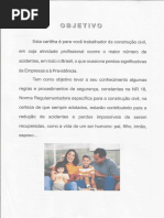 NR 18 - Apostila Para o Trabalhador