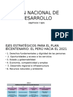 Plan Nacional de Desarrollo