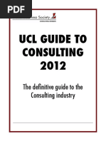 UCL Guide to Consulting 2012