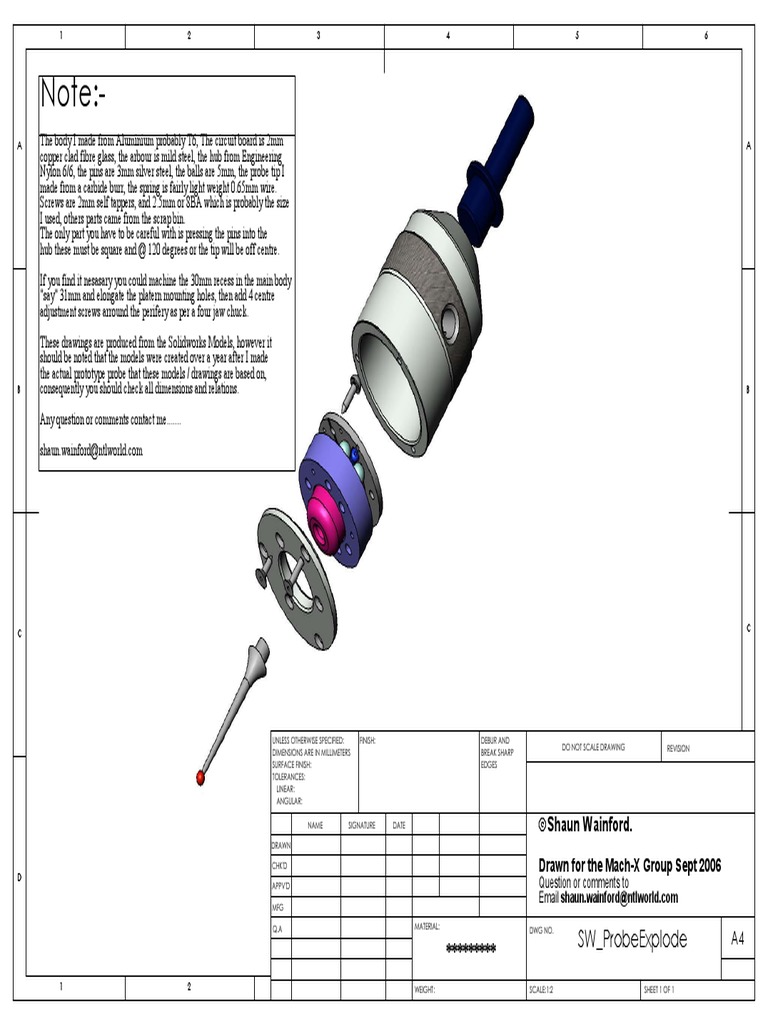 Sw Digitising Probe Download Free Pdf Industries Materials