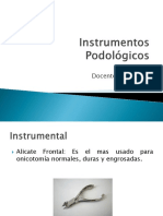 Instrumentos Podologicos