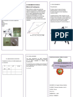 Suma de Vectores Por El Método Del Paralelogramo Triptico