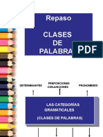 Clases de Palabras