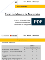 Curso de Manejo de Materiales FINAL