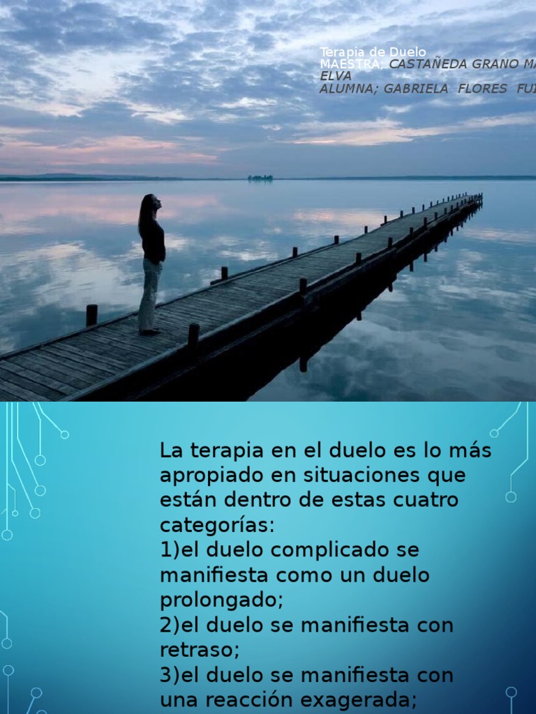 Terapia y Procesos del Duelo | PDF | Dolor | Las emociones