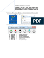 Manual de Uso Del Software de Proyectores en Rev2