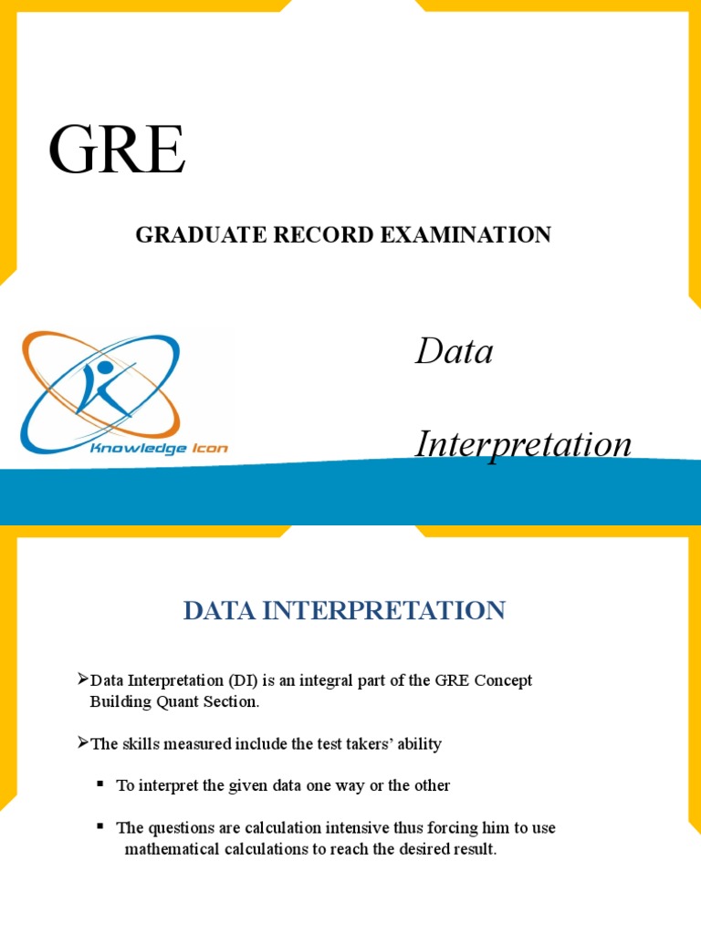 GRE Data Interpretation Strategies | PDF