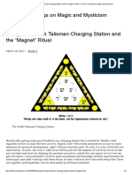 Using The Wealth Talisman Charging Station and The "Magnet" Ritual - Frater S - Musings On Magic and Mysticism