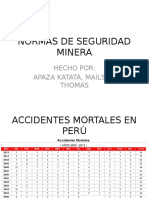 Normas de Seguridad Minera Exposicion
