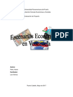 Ensayo (Escenarios Económicos en Venezuela)