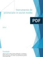 Instrumente de Promovare in Social Media