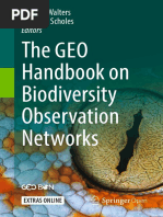 The GEO Handbook On Biodiversity Observation Networks