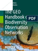 The GEO Handbook On Biodiversity Observation Networks