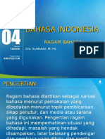 RAGAM BAHASA