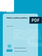 Política y políticas publicas