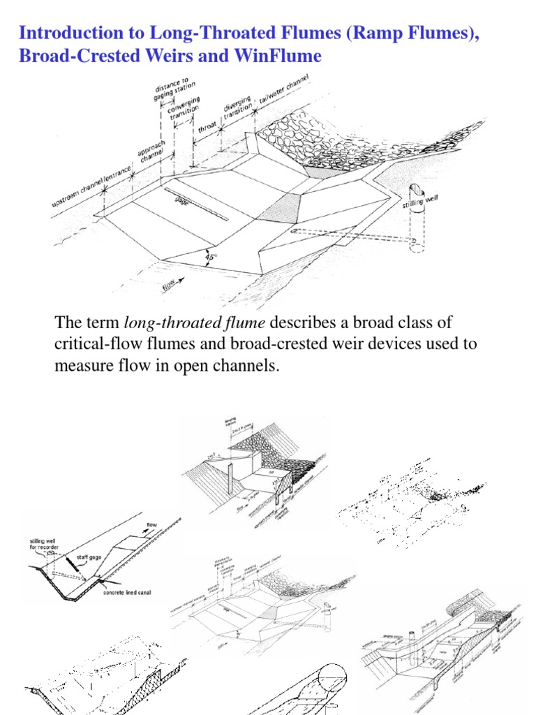 Long-Throated Flumes Overview and Design | PDF | Calibration | Software