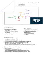 Aspartame Chem Project PDF