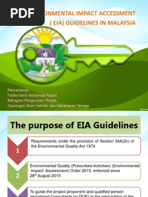 Eia Guidelines In Malaysia Pdf Environmental Impact Assessment Natural Environment