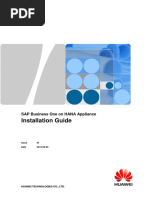 SAP Business One on HANA Appliance Installation Guide