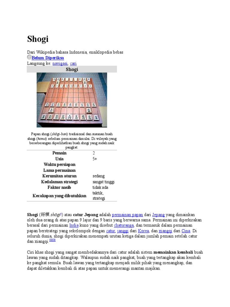 Shogi | PDF