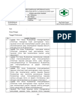 Tilik Sop Penyampai Informasi Hasil Peningkatan Mutu Layanan Klinis Dan Keselamatan Pasien