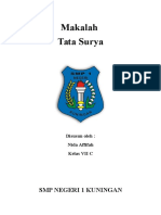 Susunan Tata Surya