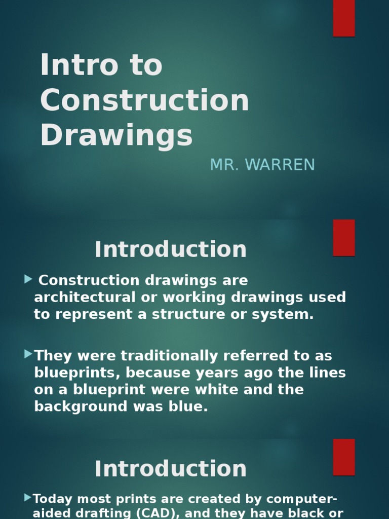 Introduction to Construction Drawings | PDF | Hvac | Art Media