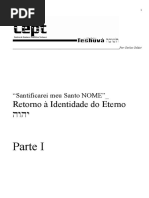 Santificarei Meu Santo Nome_retorno a Identidade Do Eterno de Israel_parte i