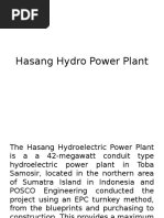 Hasang Hydro Power Plant