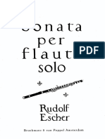 Escher - Sonata For Flute Alone