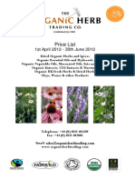 Pricelist April-June 2012 PDF