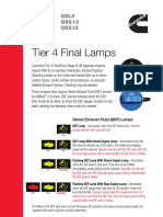 Tier 4 Final Lamps: QSF3.8 QSB4.5 QSB6.7 Qsl9 QSG12 QSX15