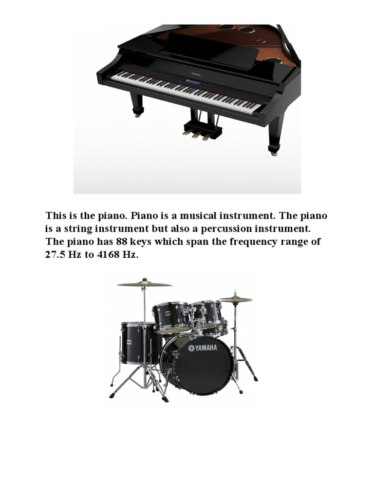 Piano Frequency Range Explained | PDF