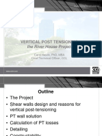 VERTICAL POST TENSIONING The River House Project PDF