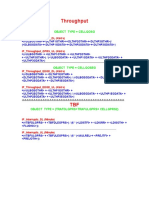 Throughput: Object Type Cellqosg